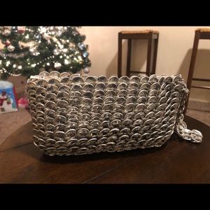 SOLD Vintage Bottle Tab Wristlet Purse